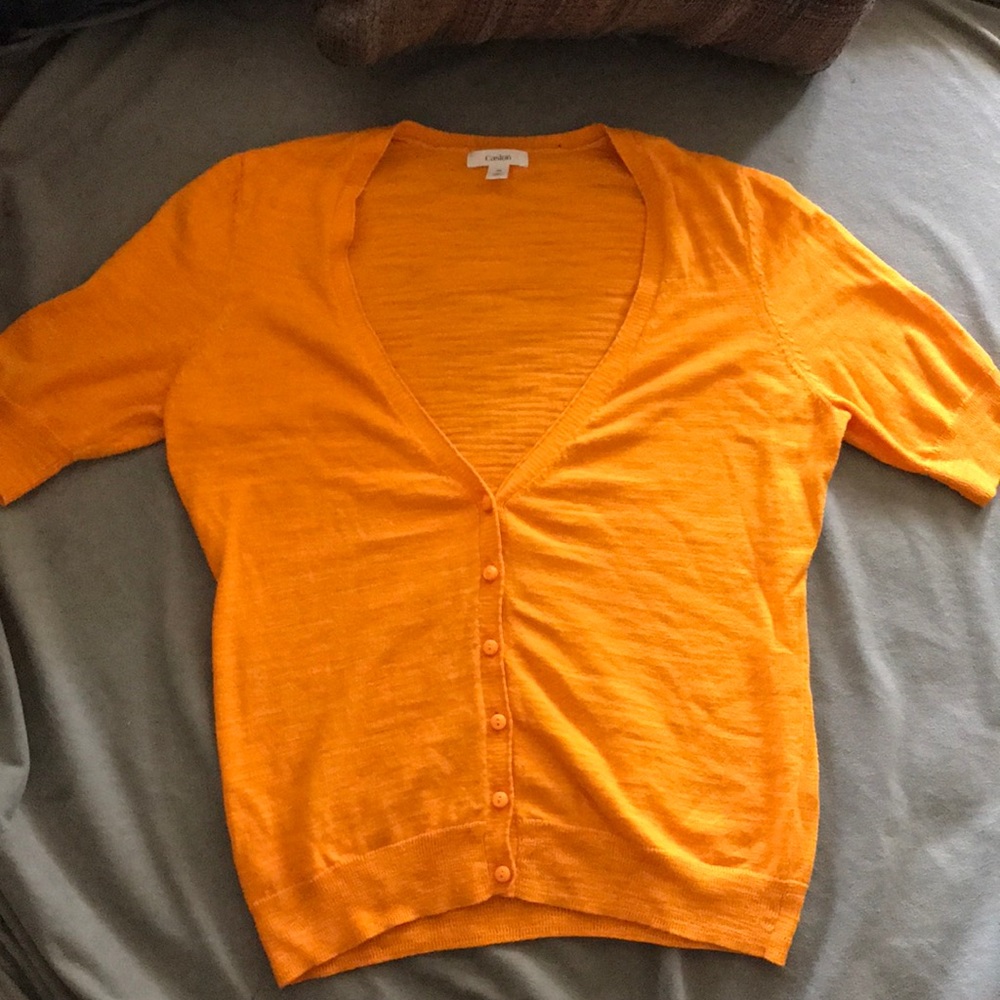Orange Sweater